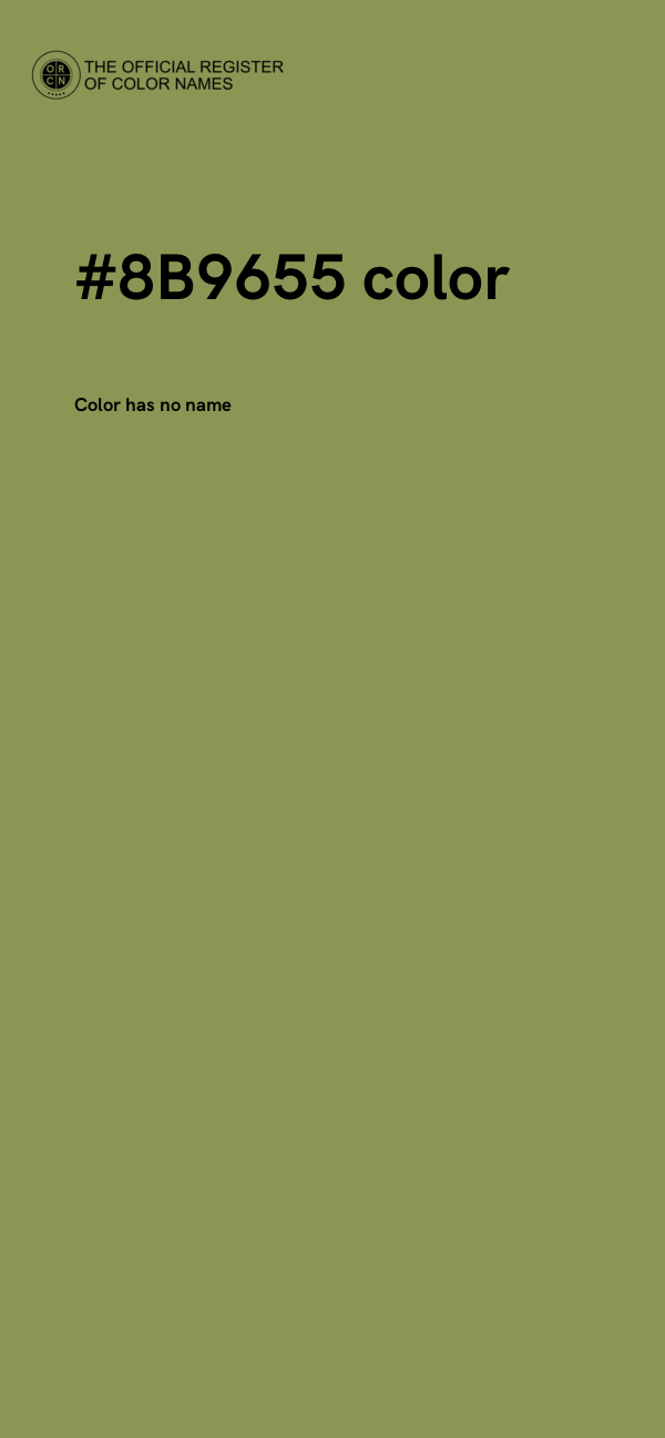 #8B9655 color image