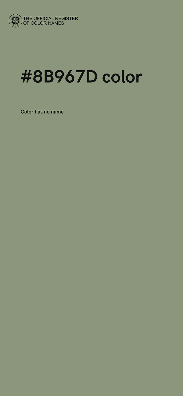 #8B967D color image