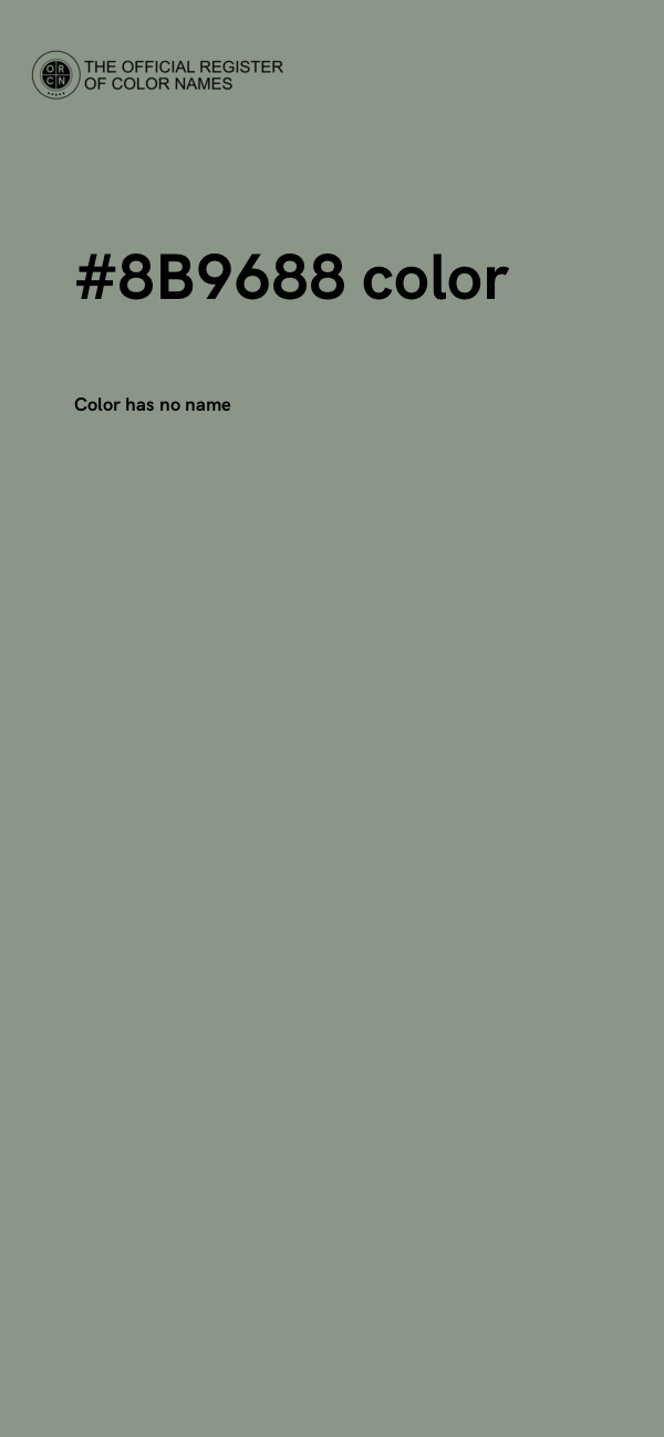 #8B9688 color image