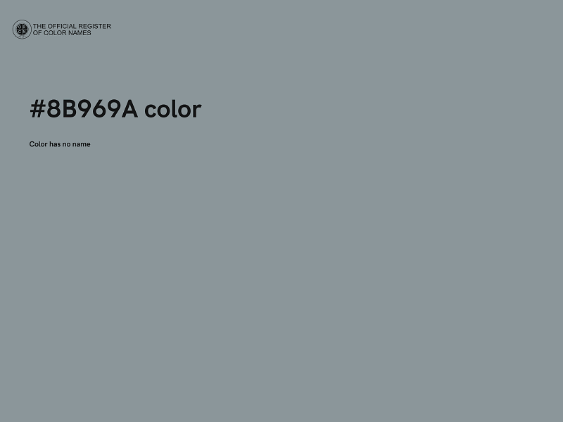 #8B969A color image