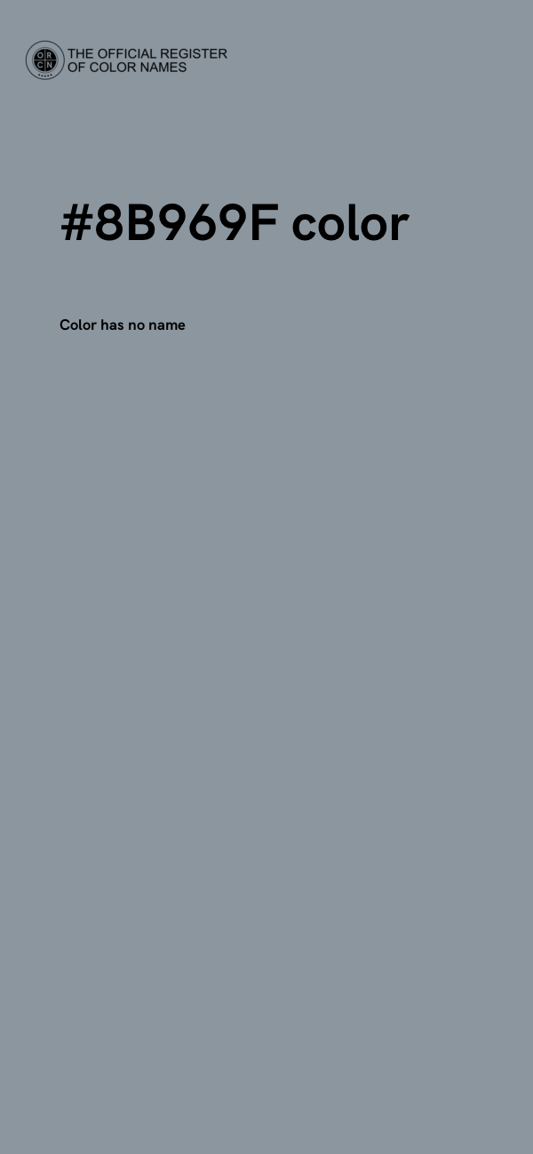 #8B969F color image