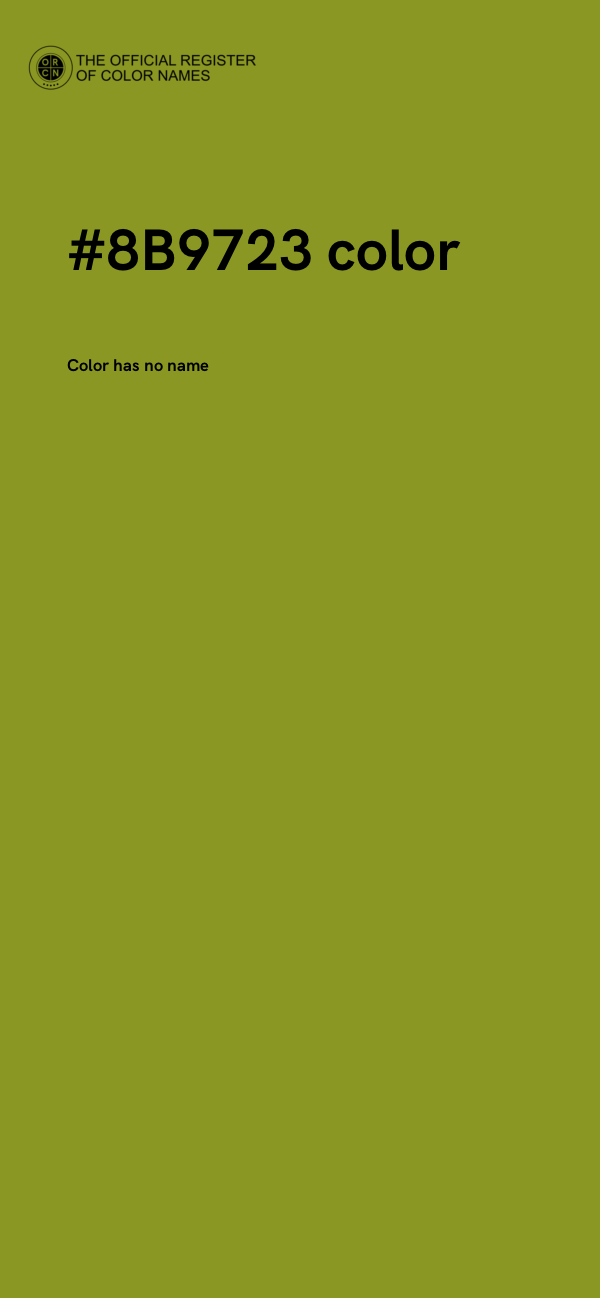 #8B9723 color image