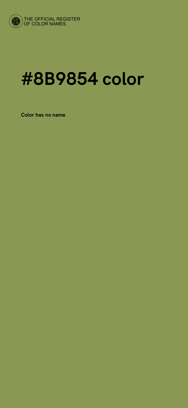 #8B9854 color image