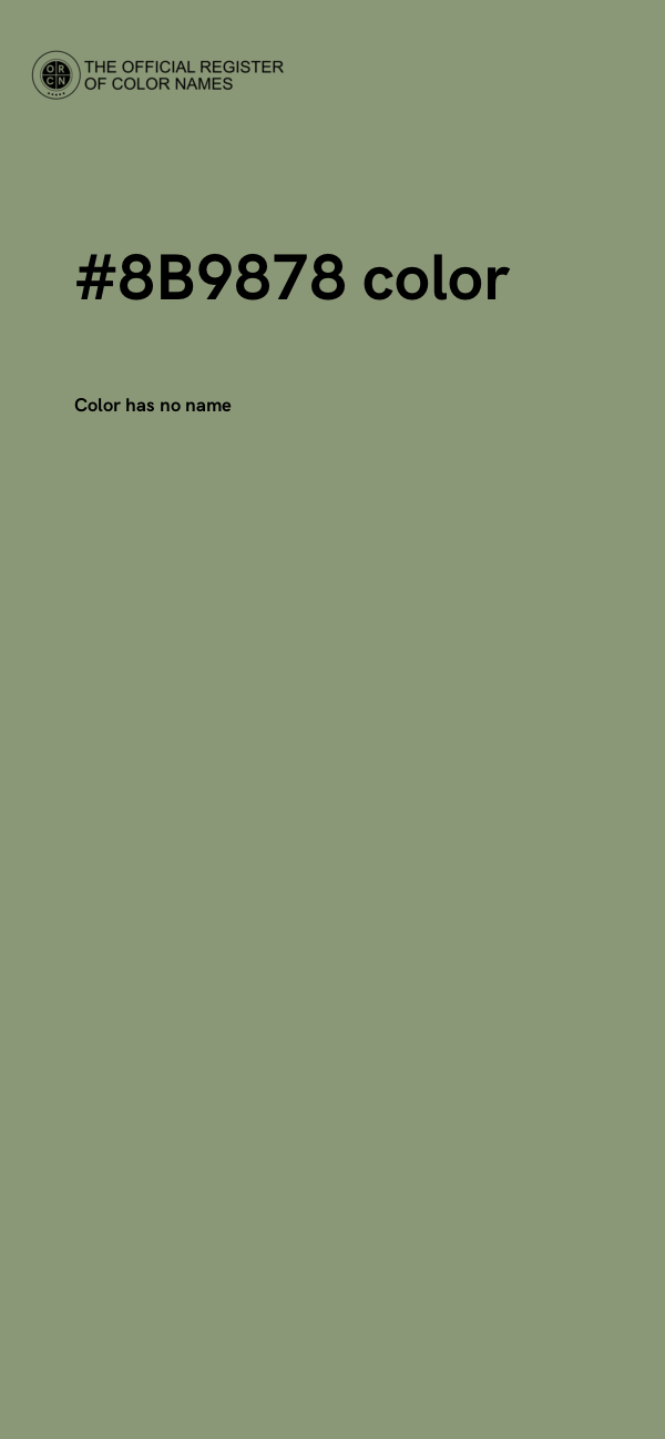 #8B9878 color image