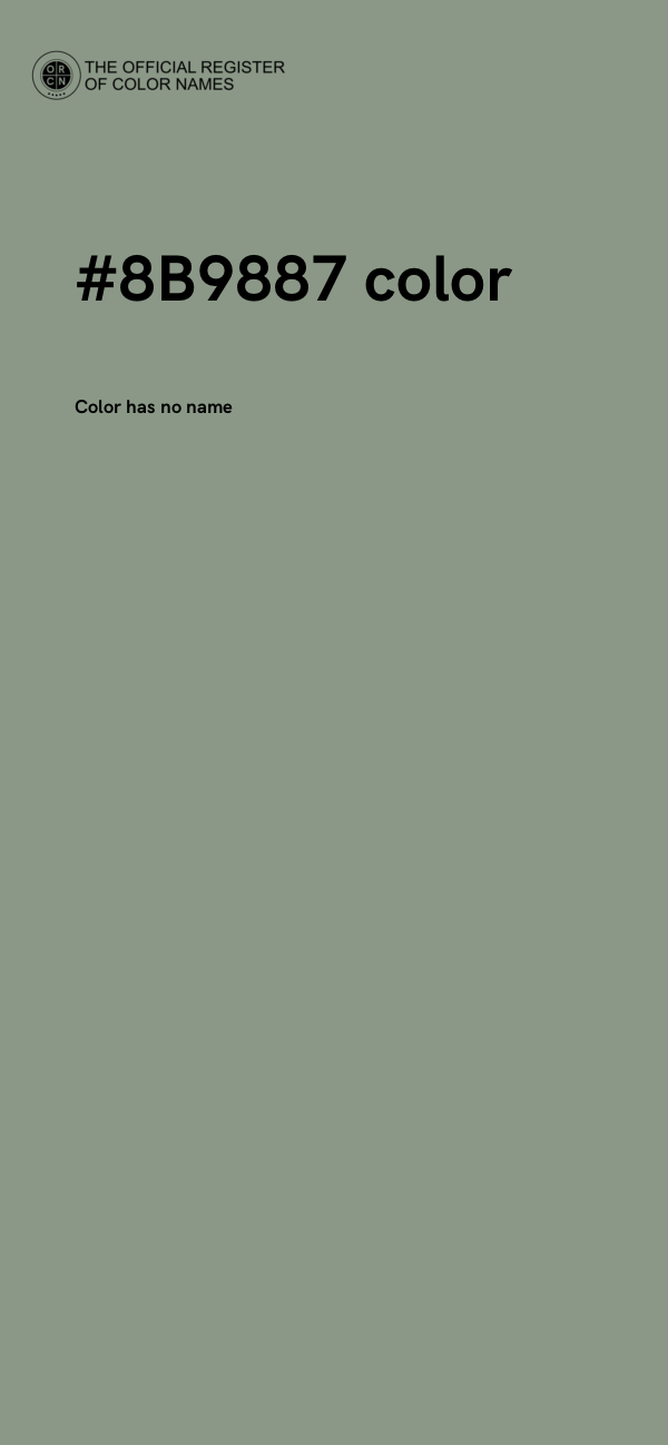 #8B9887 color image