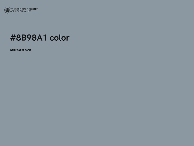 #8B98A1 color image