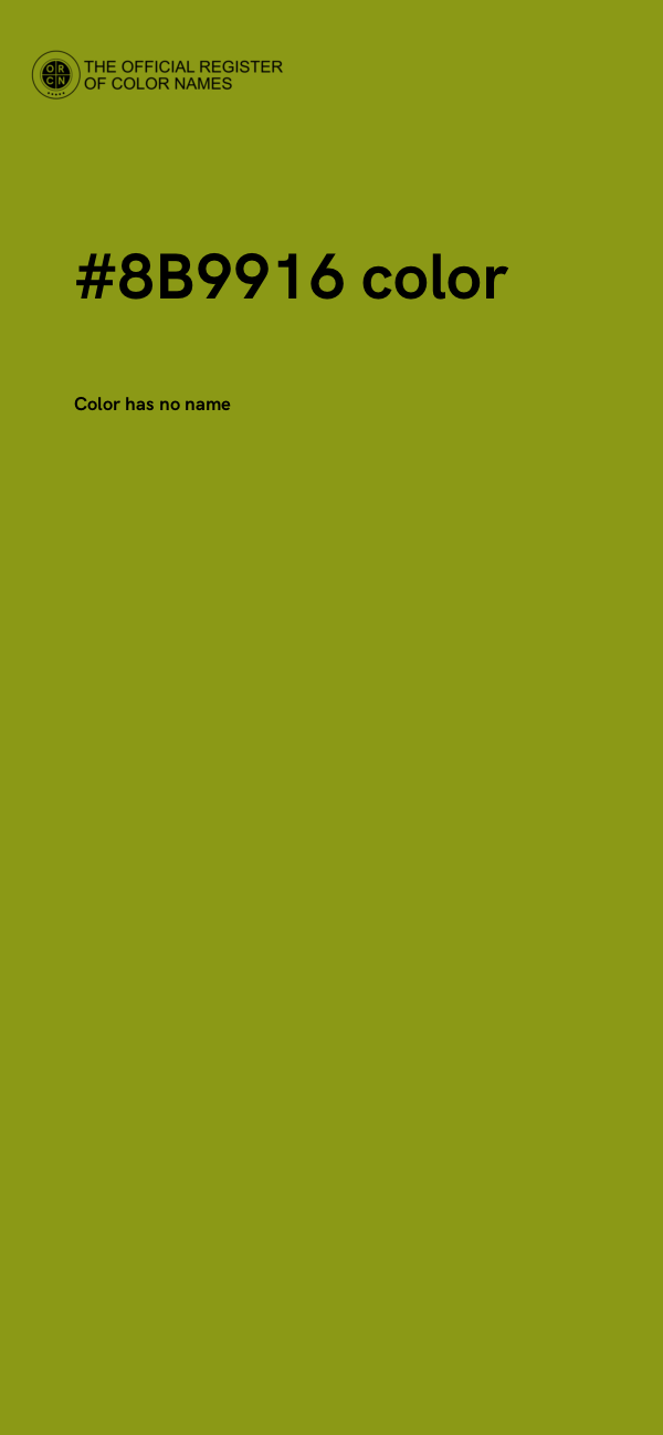 #8B9916 color image