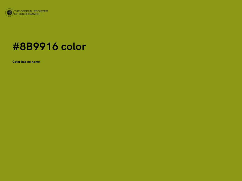 #8B9916 color image