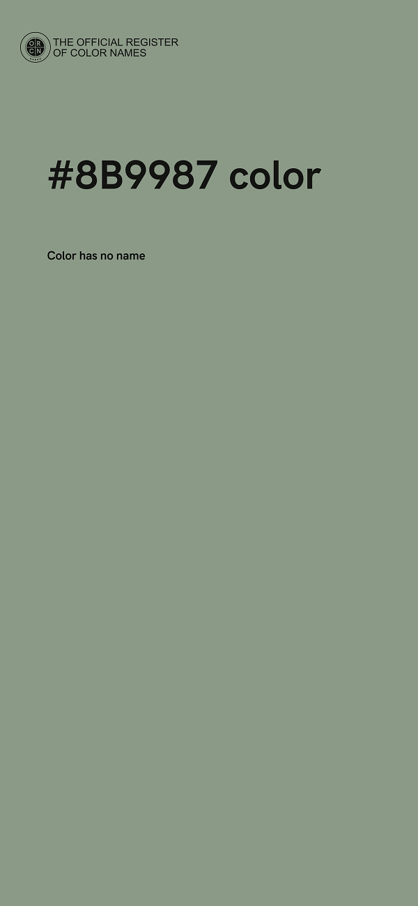 #8B9987 color image