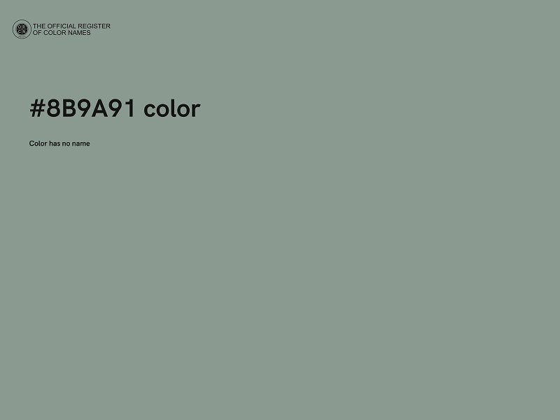 #8B9A91 color image