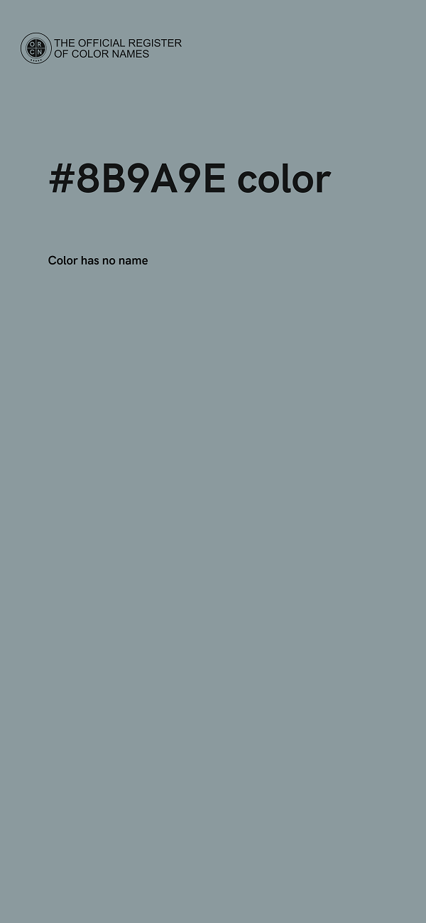 #8B9A9E color image
