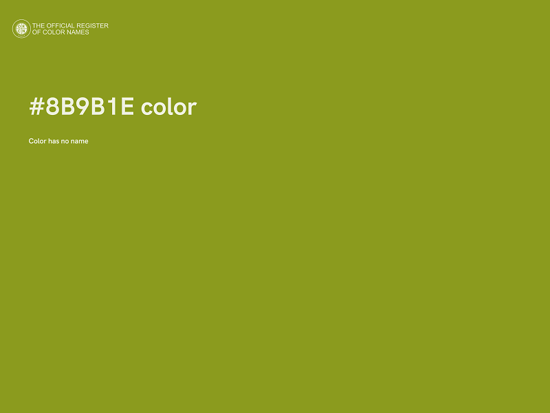 #8B9B1E color image