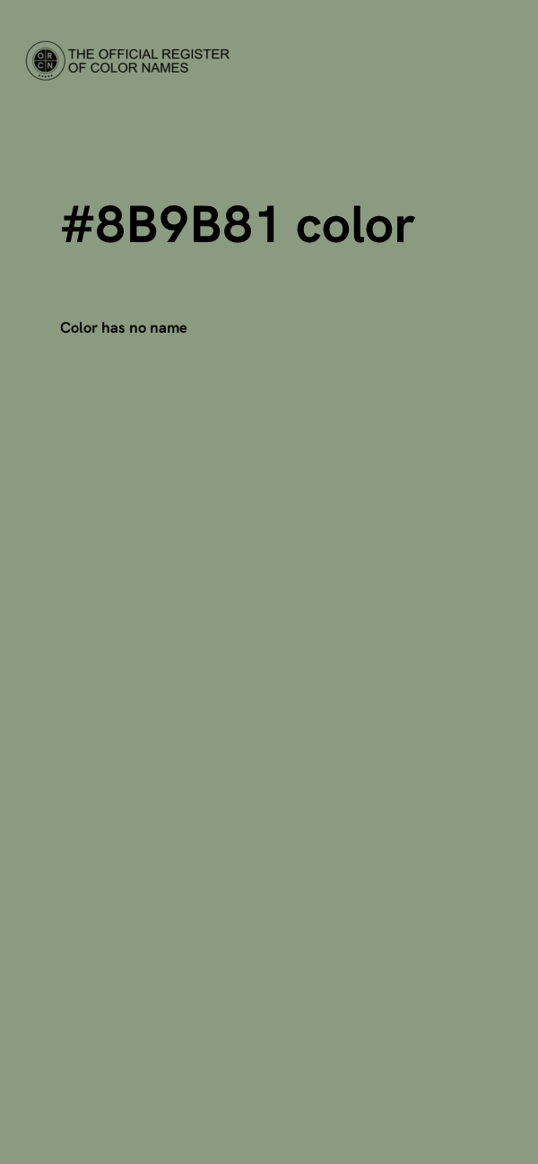 #8B9B81 color image