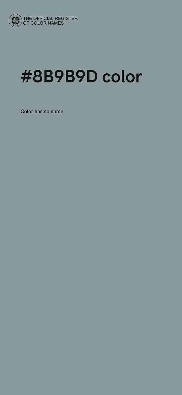 #8B9B9D color image
