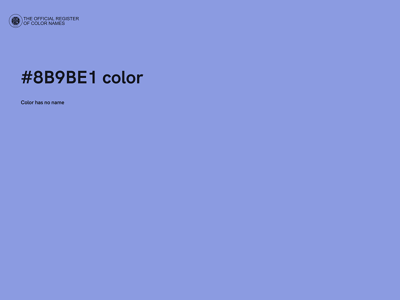 #8B9BE1 color image