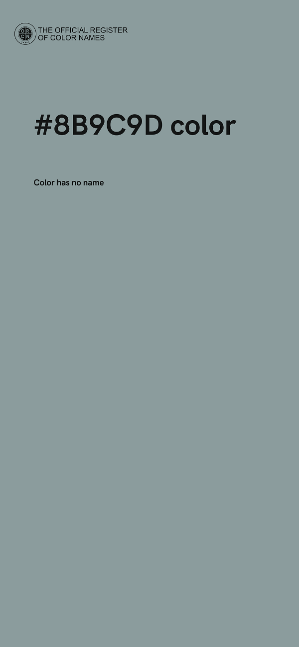 #8B9C9D color image
