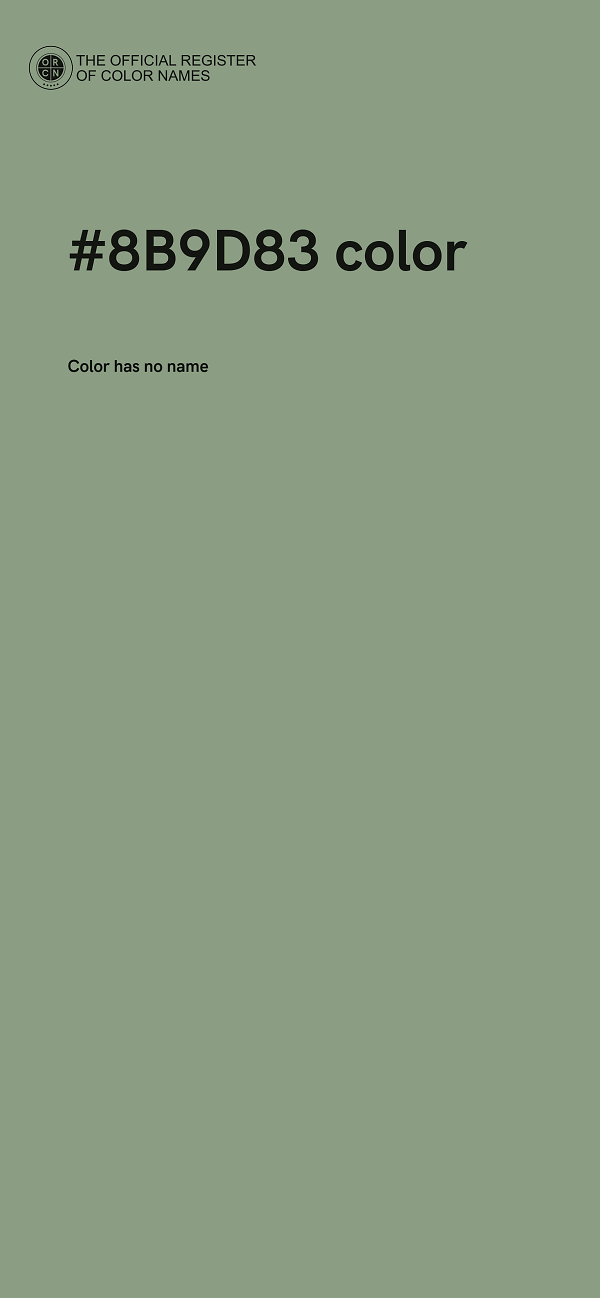 #8B9D83 color image