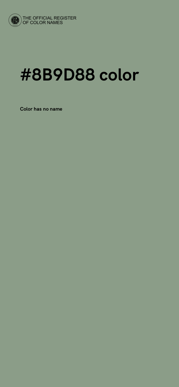 #8B9D88 color image