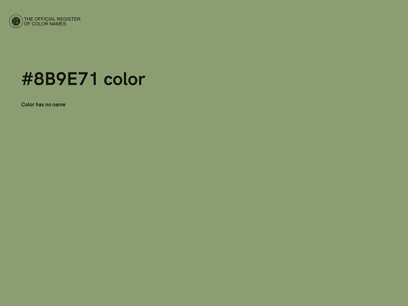 #8B9E71 color image