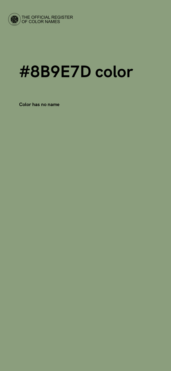 #8B9E7D color image