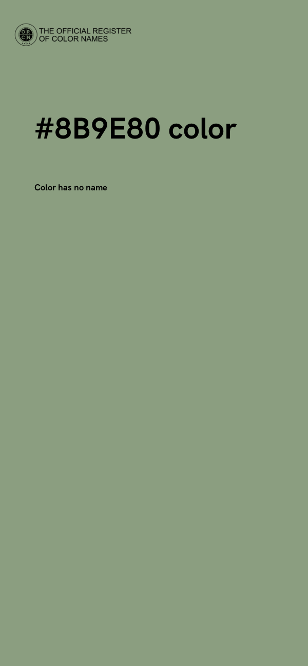 #8B9E80 color image