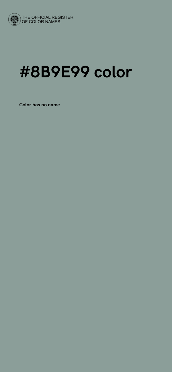 #8B9E99 color image
