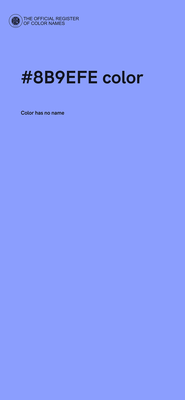 #8B9EFE color image
