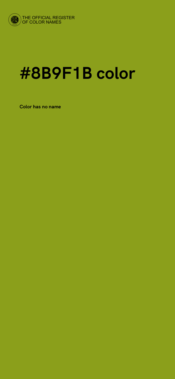 #8B9F1B color image