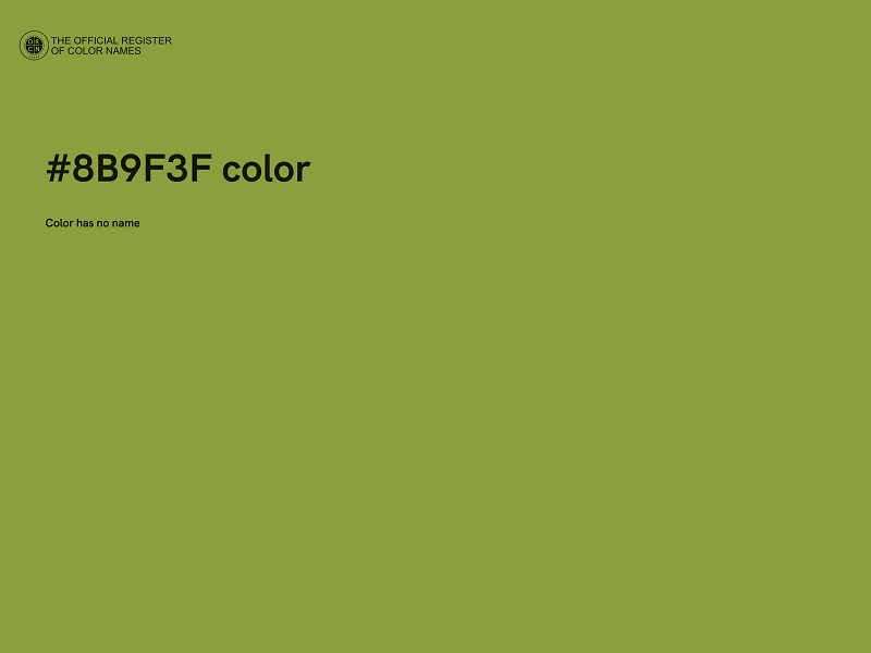 #8B9F3F color image