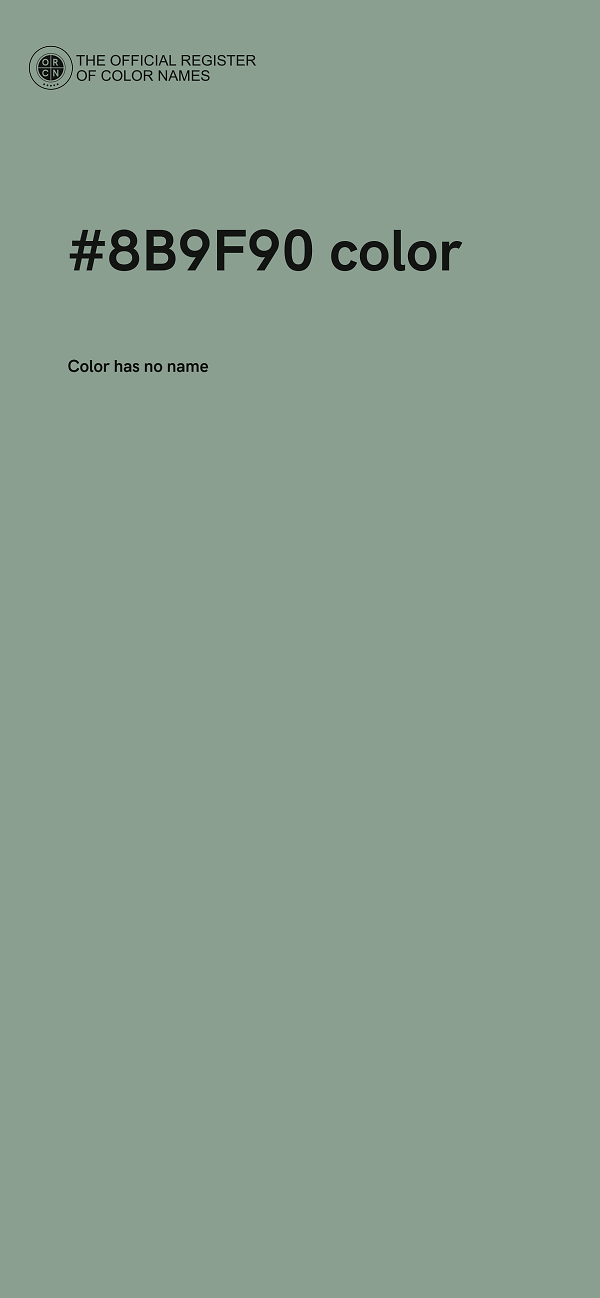 #8B9F90 color image