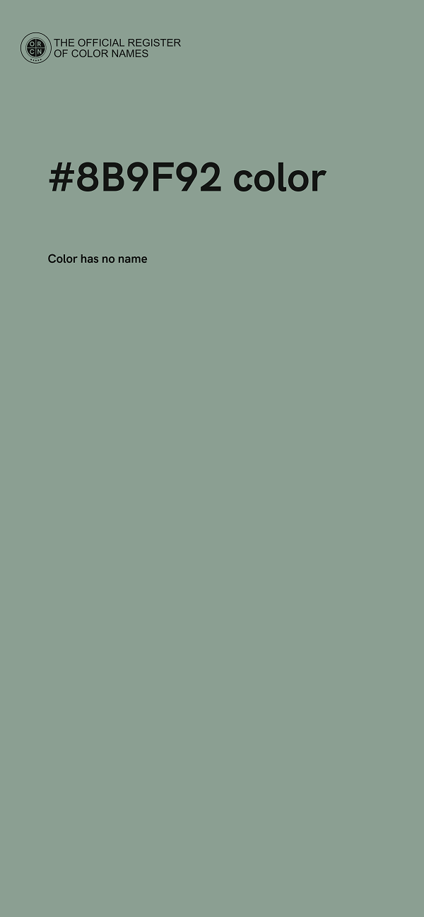 #8B9F92 color image