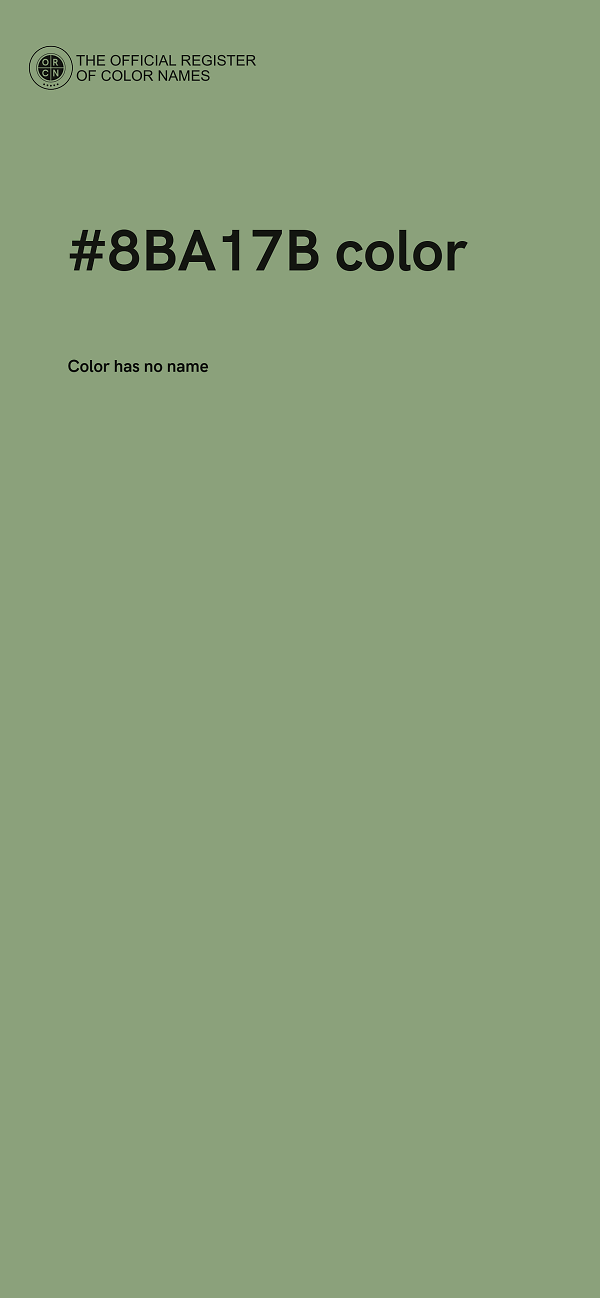 #8BA17B color image