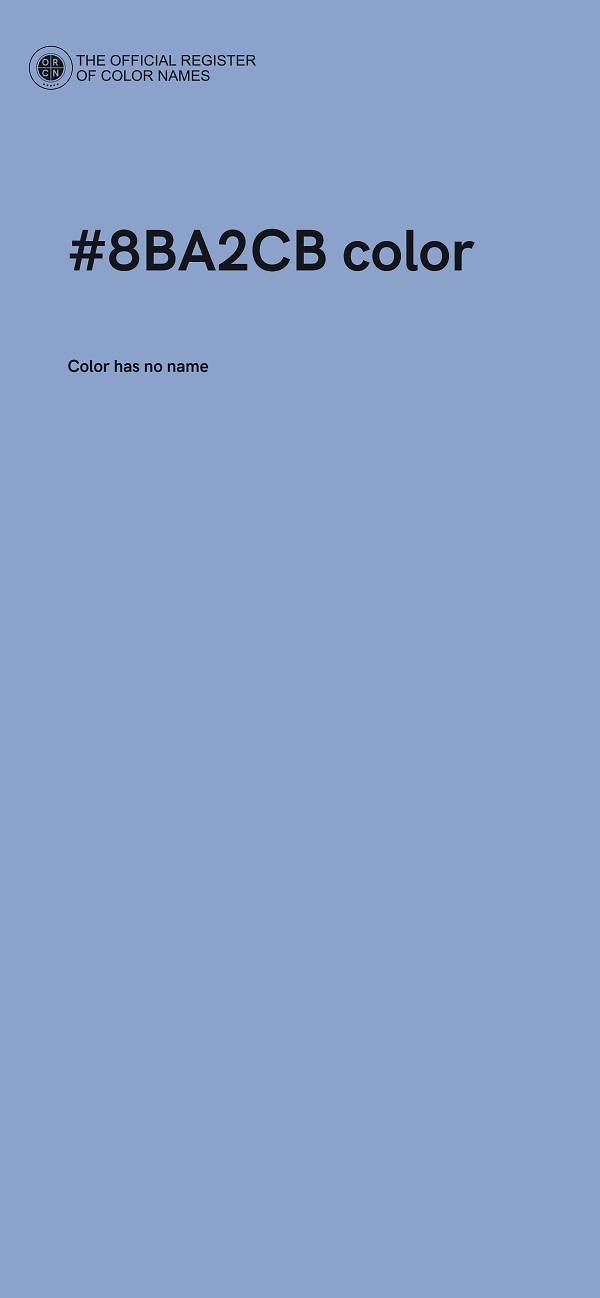 #8BA2CB color image