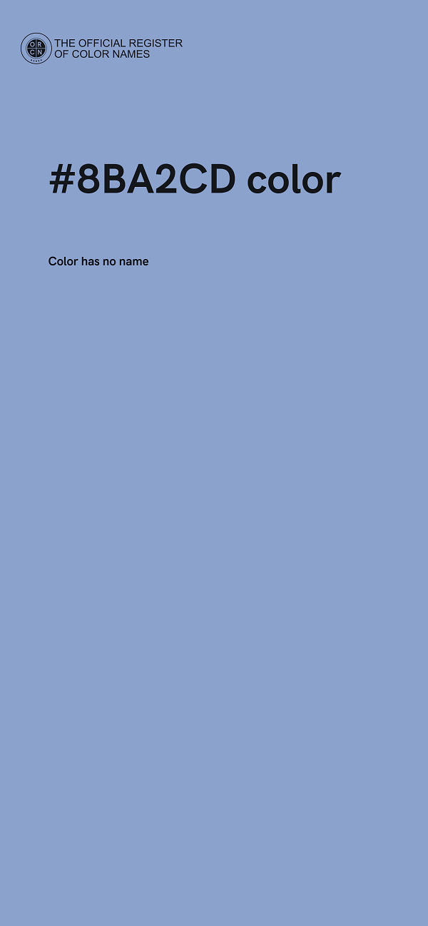 #8BA2CD color image
