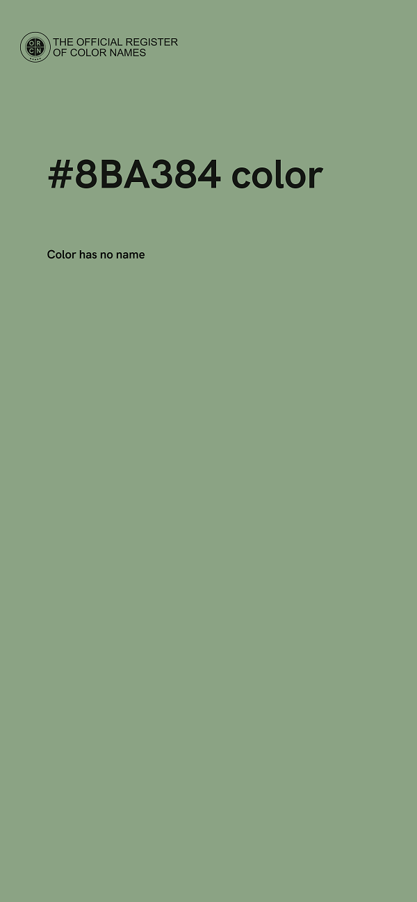 #8BA384 color image