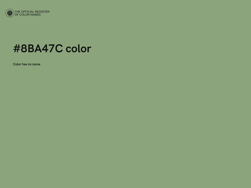 #8BA47C color image