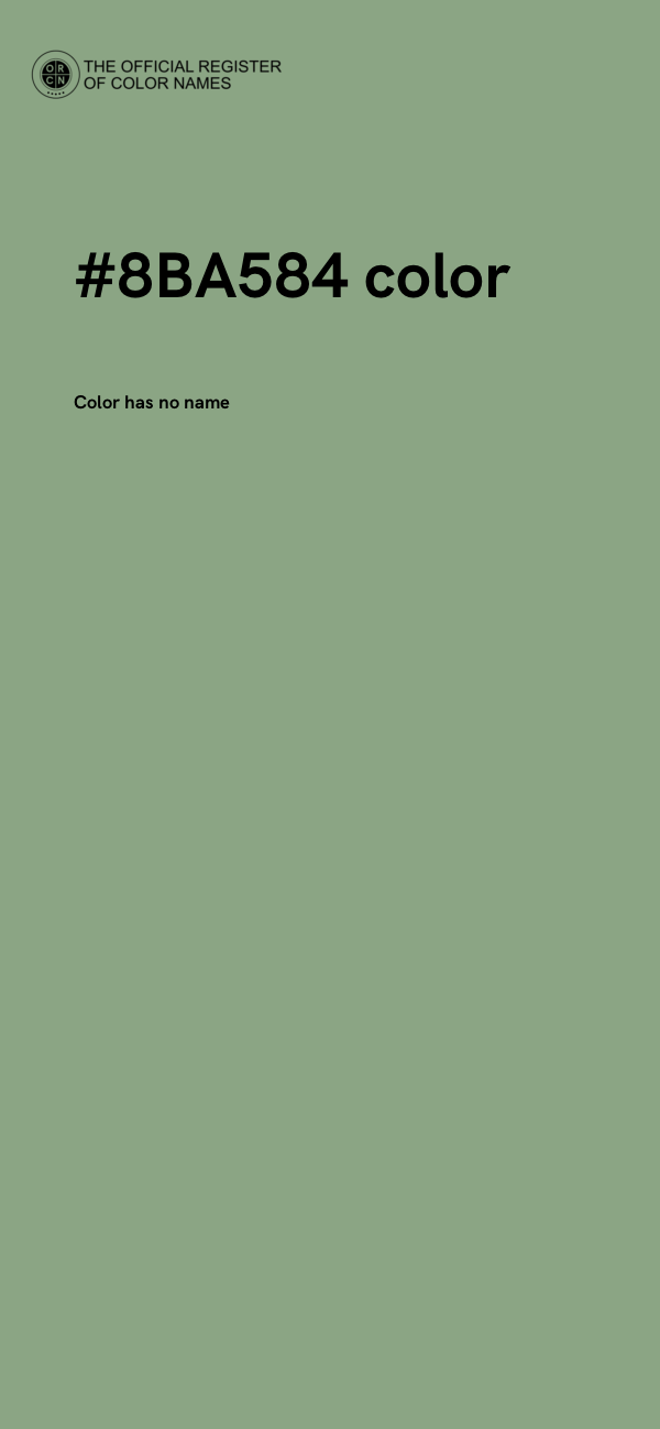 #8BA584 color image