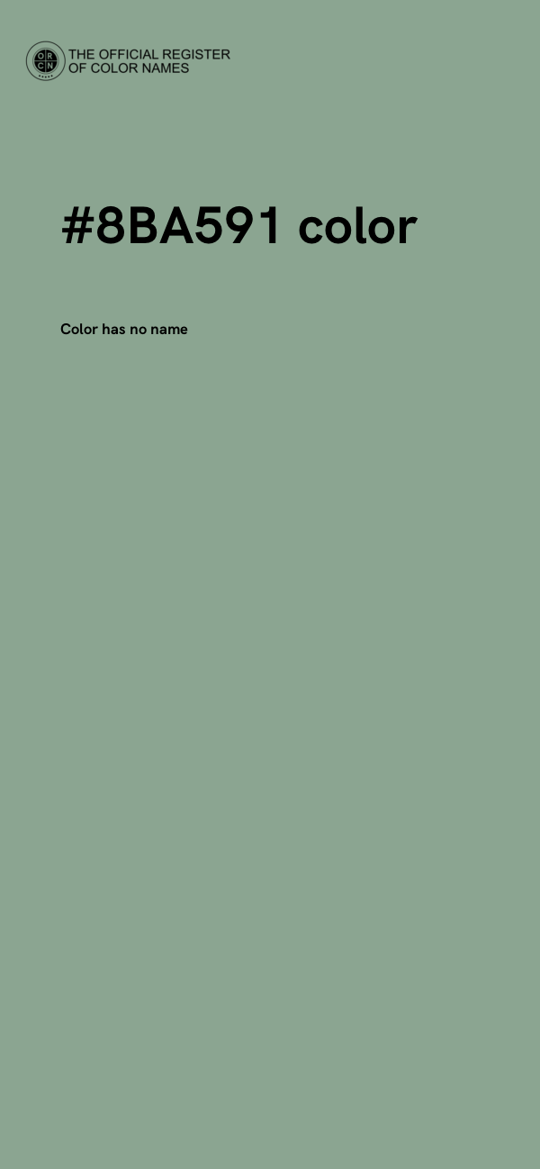 #8BA591 color image