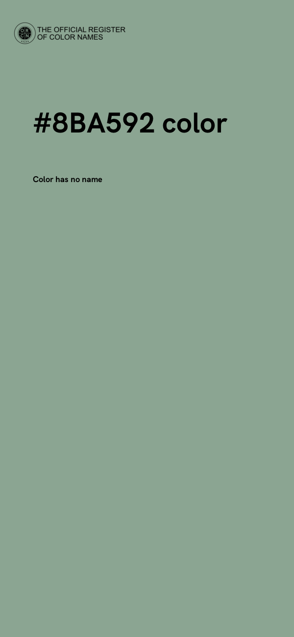 #8BA592 color image