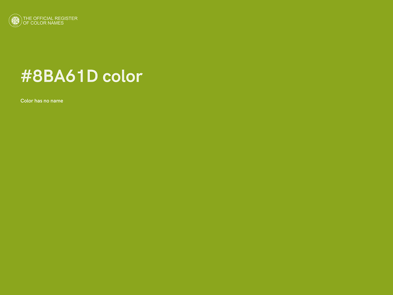 #8BA61D color image