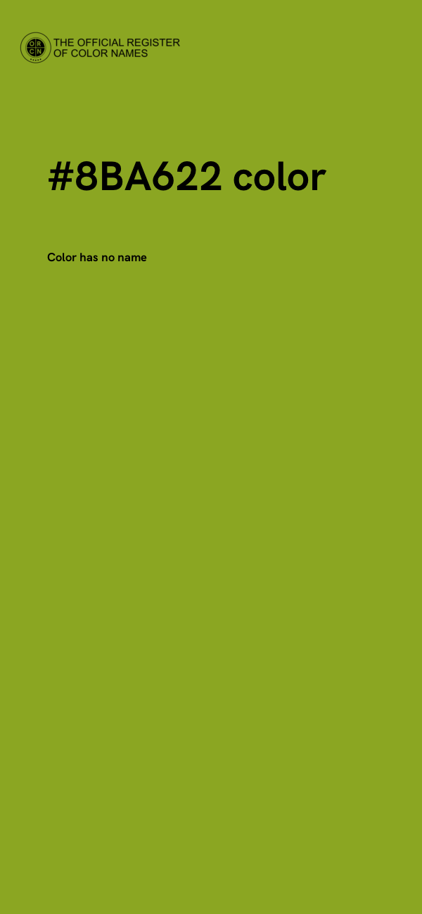 #8BA622 color image