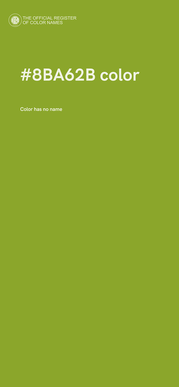 #8BA62B color image
