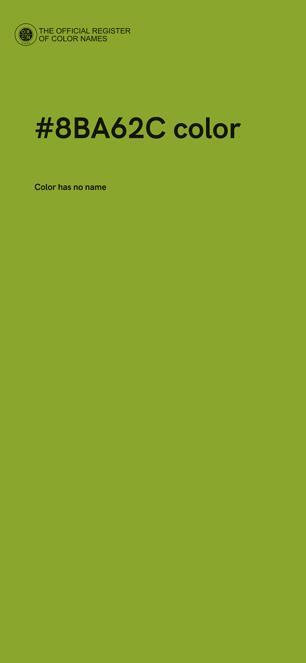 #8BA62C color image