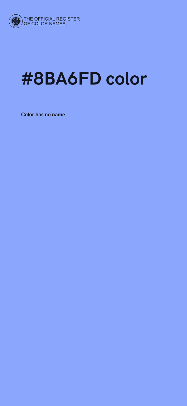 #8BA6FD color image