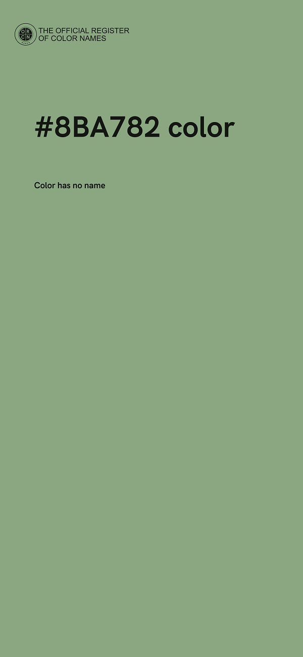 #8BA782 color image