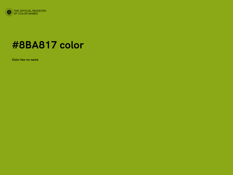 #8BA817 color image