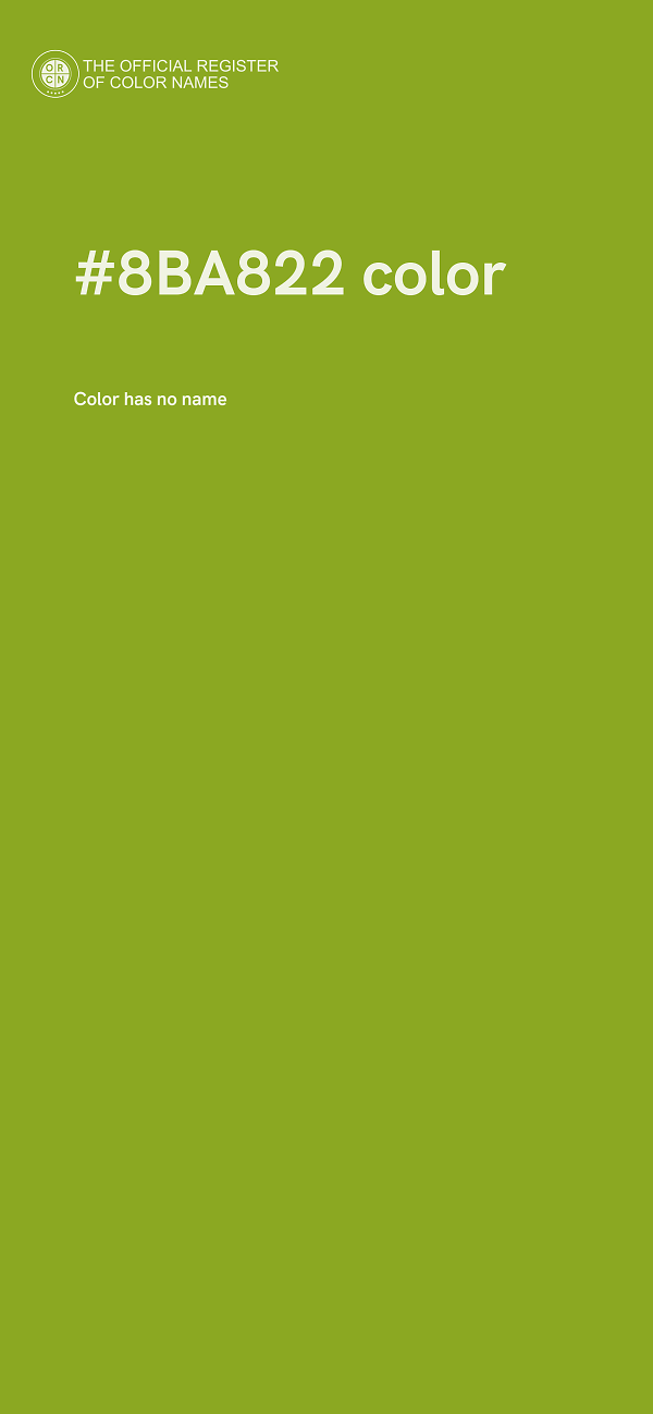 #8BA822 color image