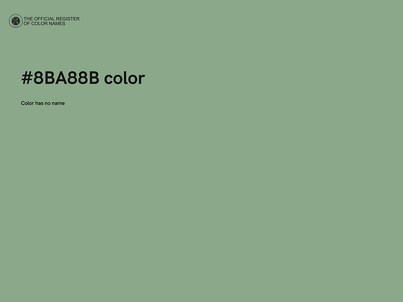 #8BA88B color image
