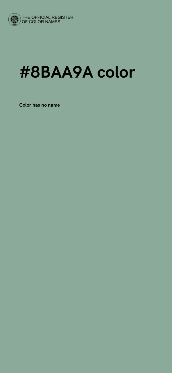 #8BAA9A color image