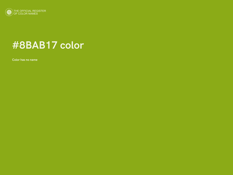 #8BAB17 color image